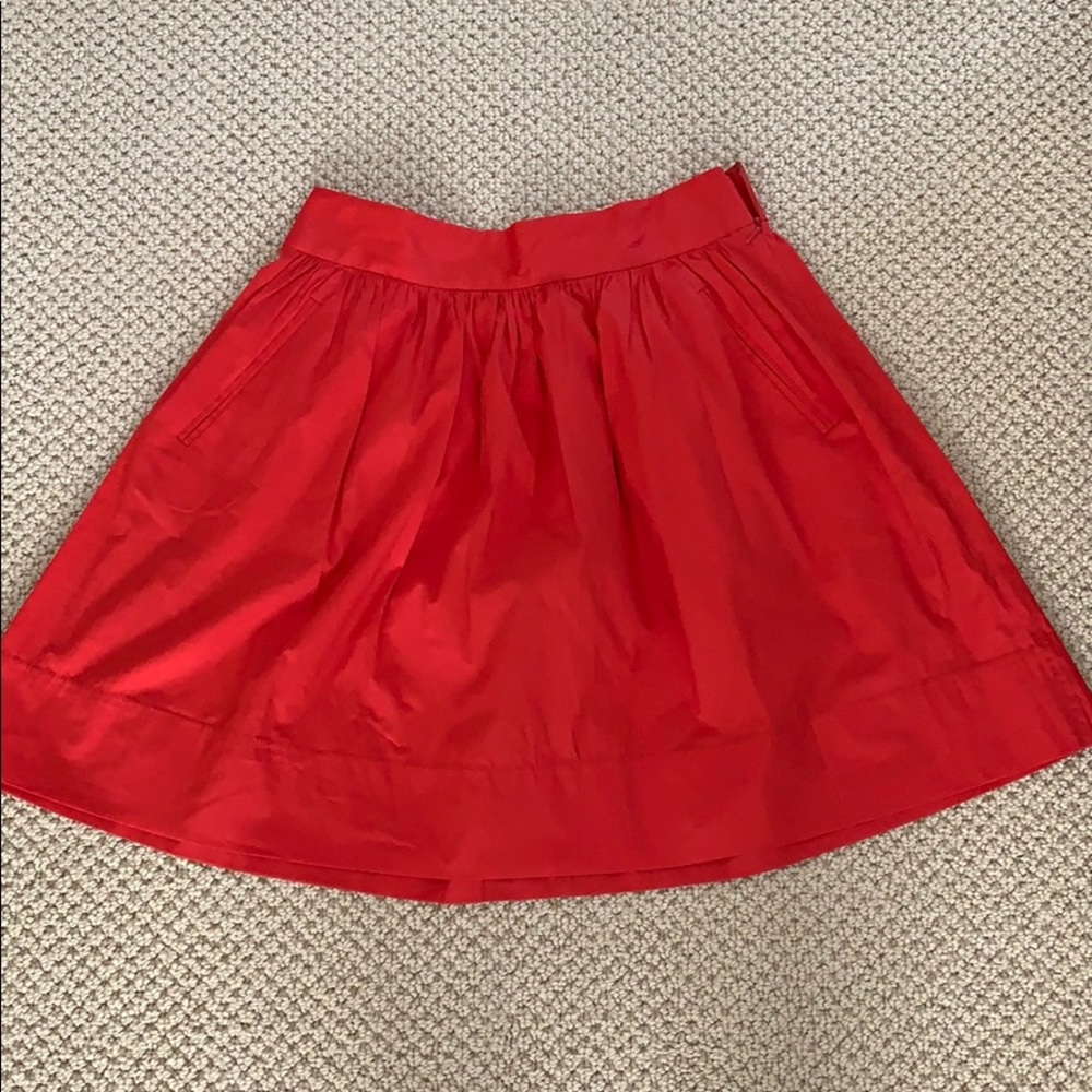 BananaRepublic coral skirt w/pockets